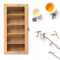 Bamboo Tea Bag Storage Box 5Compartment Portable Organizer 2