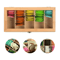 Bamboo Tea Bag Storage Box 5Compartment Portable Organizer 3
