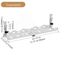 Telescopic Under Desk Cable Management Tray NoDrill Metal Wire Organizer Rack 4