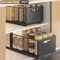 PullOut Cabinet Spice Organizer Sliding Kitchen Storage Rack For Bottles Seasonings 0