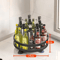 360 Rotating Spice Organizer Tray NonSlip Kitchen Turntable For Bottles Seasonings 1