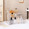 3Tier Acrylic Perfume Display Organizer Transparent Vanity Storage Shelf For Cosmetics Fragrance 1