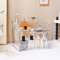 3Tier Acrylic Perfume Display Organizer Transparent Vanity Storage Shelf For Cosmetics Fragrance 1
