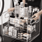 3Tier Acrylic Perfume Display Organizer Transparent Vanity Storage Shelf For Cosmetics Fragrance 2