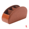 5Compartment PU Leather Remote Control Organizer Desktop Caddy For TV Office Home Essentials 1