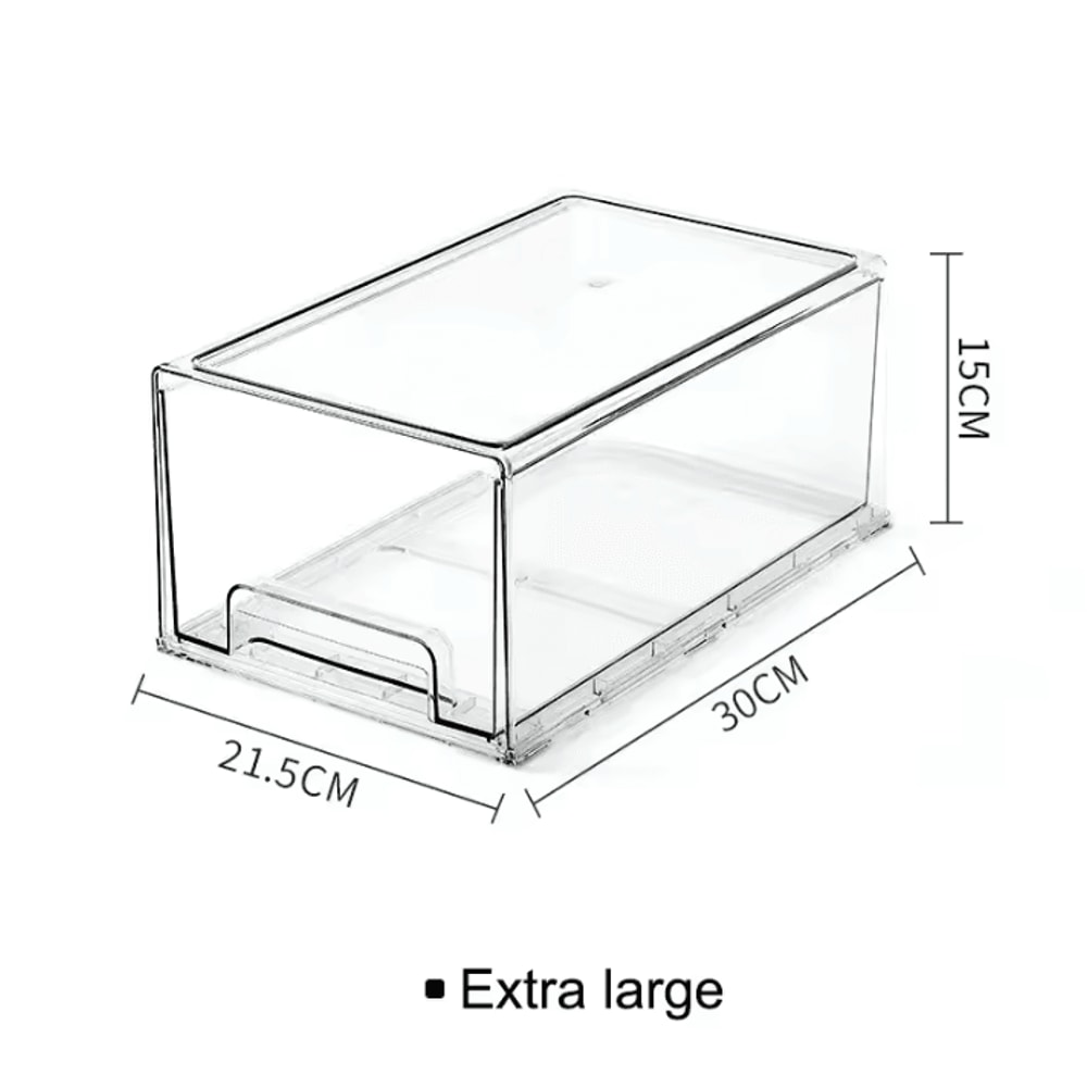 FreshSlide Refrigerator Drawer Organizer Refrigerator Storage Box Fridge Drawer Organizer Food Sto 2