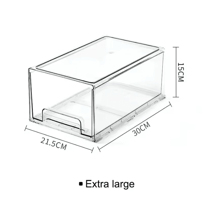 FreshSlide Refrigerator Drawer Organizer Refrigerator Storage Box Fridge Drawer Organizer Food Sto 2