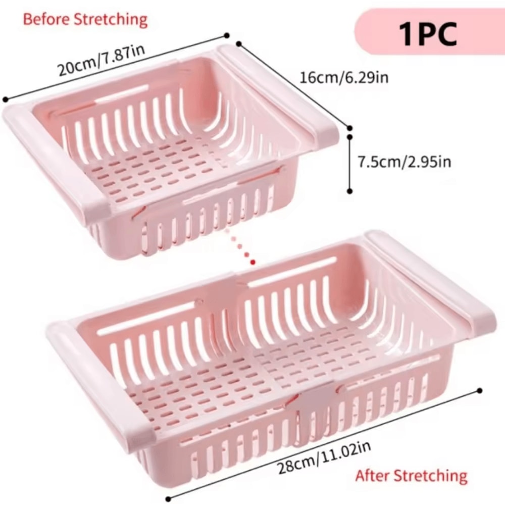 FreshGlide PullOut Refrigerator Drawer Organizer Refrigerator Drawer Organizer Pull Out Fridge Dra 3