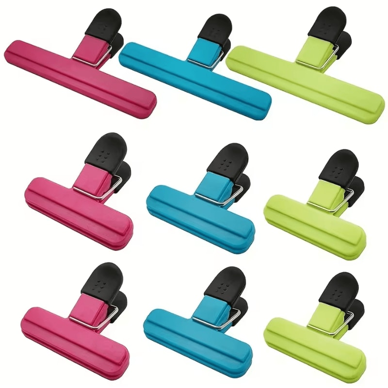 SealLock Heavy Duty Bag Clips Food Bag Clips Kitchen Storage Organizer Reusable Snack Bag Clips 0
