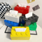 BlockPop Cartoon Tissue Storage Box Cartoon Tissue Box Building Block Tissue Box Decorative Tissue 0