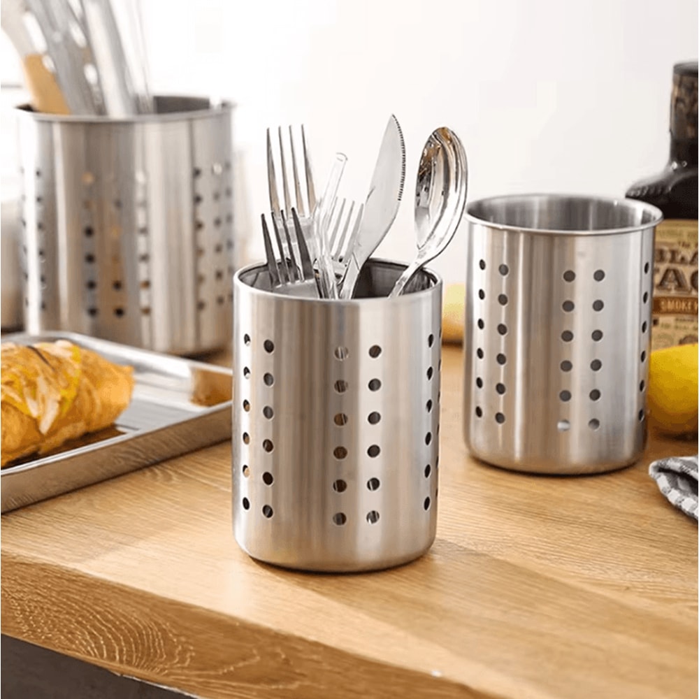 SteelDry Stainless Steel Cutlery Holder Stainless Steel Cutlery Holder Utensil Organizer Chopstick 0