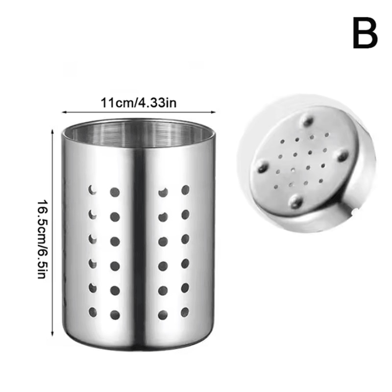 SteelDry Stainless Steel Cutlery Holder Stainless Steel Cutlery Holder Utensil Organizer Chopstick 3