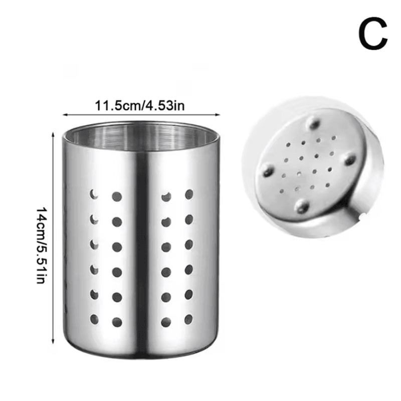 SteelDry Stainless Steel Cutlery Holder Stainless Steel Cutlery Holder Utensil Organizer Chopstick 4