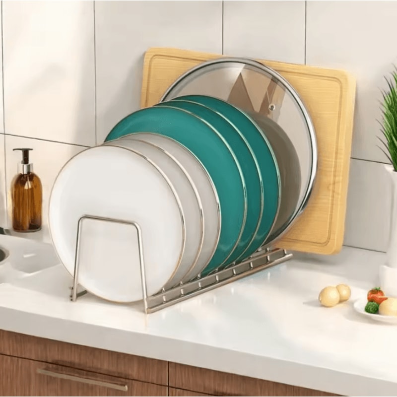 FlexDry Expandable Dish Drying Rack Expandable Dish Drying Rack Small Dish Drainer Kitchen Counter 0