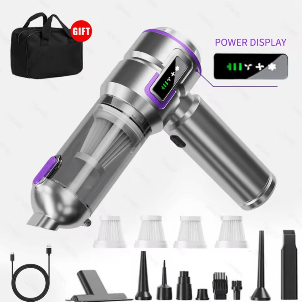 CENRR 998000PA Mini Car Vacuum Cleaner Cordless Car Vacuum Cleaner Portable Handheld Vacuum Cleaner 4