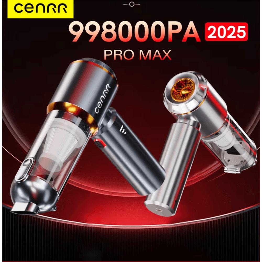 CENRR Mini Powerful Cordless Car Vacuum Cleaner 998000PA Portable Handheld Vacuum Cleaner Strong Su 0