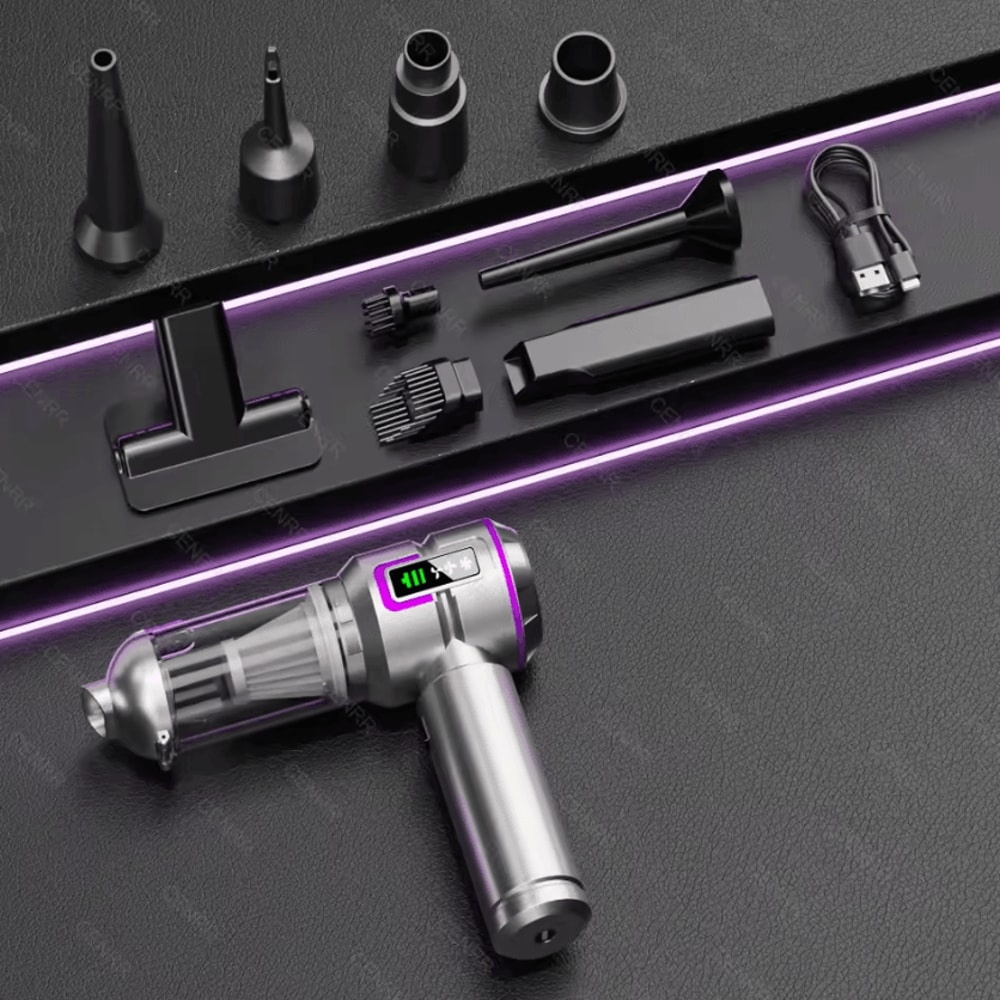 CENRR Mini Cordless Car Vacuum Cleaner 998000PA Cordless Car Vacuum Cleaner Portable Handheld Vacuu 1