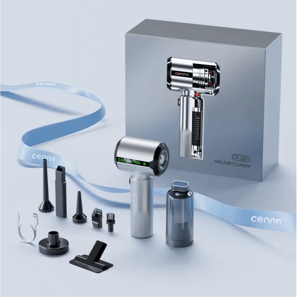 CENRR Cordless Car Vacuum Cleaner 7500mAh Portable Handheld Vacuum Cleaner Strong Suction Air Blowe 1