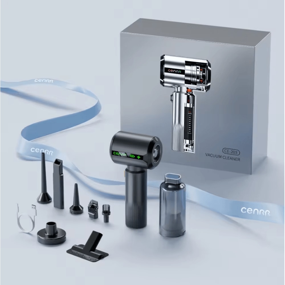 CENRR Cordless Car Vacuum Cleaner 7500mAh Portable Handheld Vacuum Cleaner Strong Suction Air Blowe 4