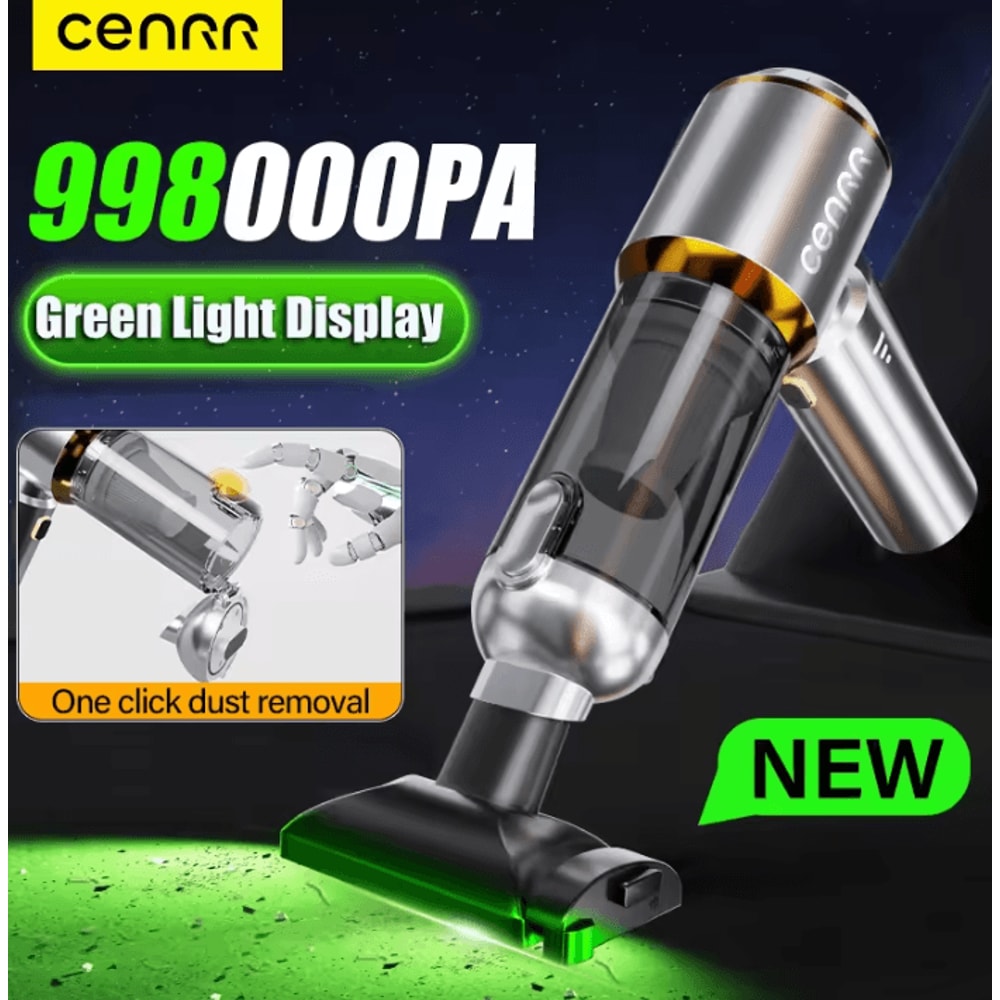 CENRR 2025 Mini Cordless Car Vacuum Cleaner 998000PA Portable Handheld Vacuum Cleaner Strong Suctio 0