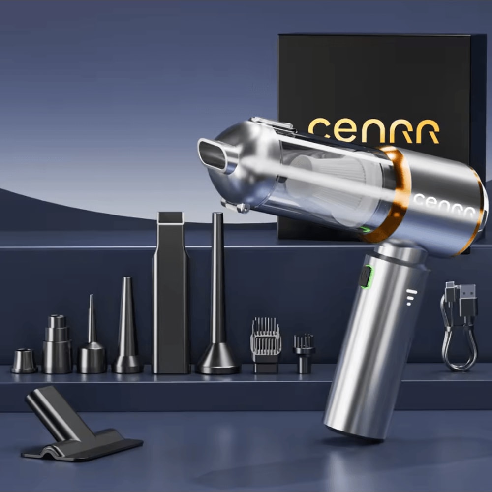 CENRR 2025 Mini Cordless Car Vacuum Cleaner 998000PA Portable Handheld Vacuum Cleaner Strong Suctio 3