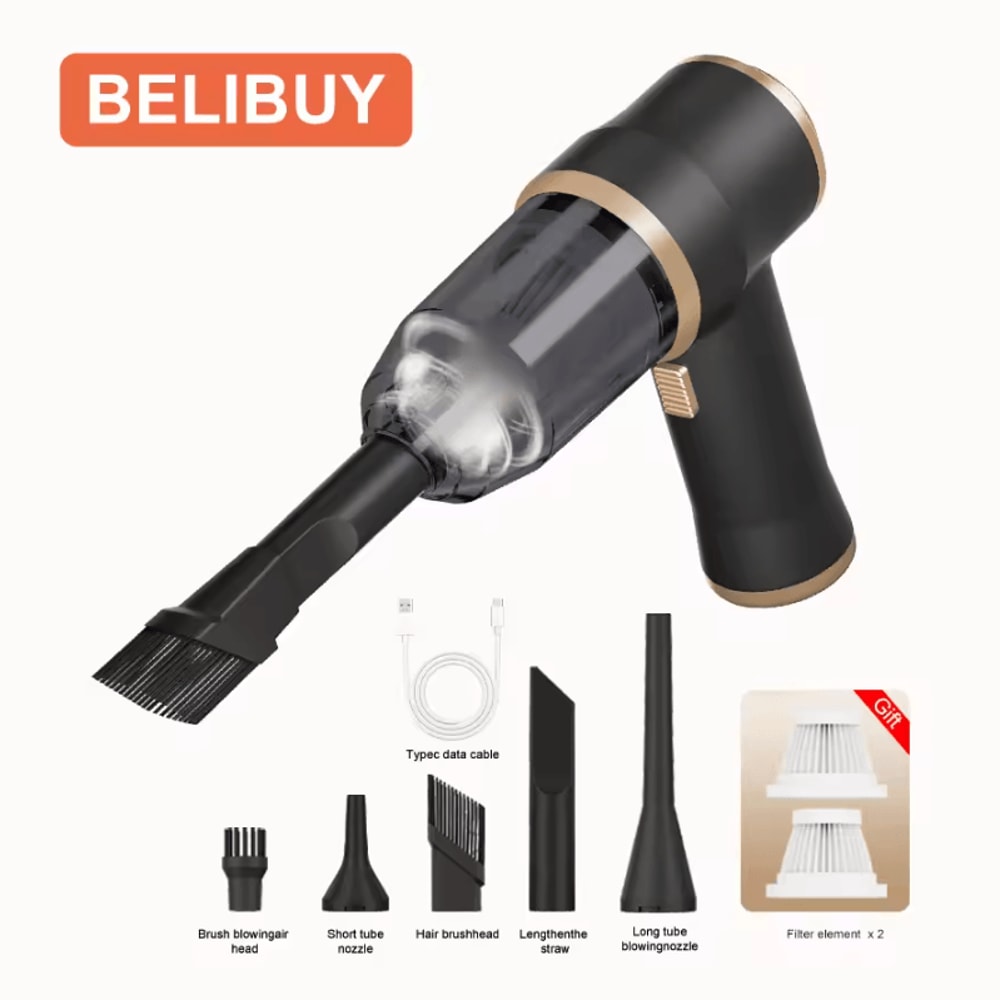 Portable HighPower Cordless Car Vacuum Cleaner For Home Auto 3