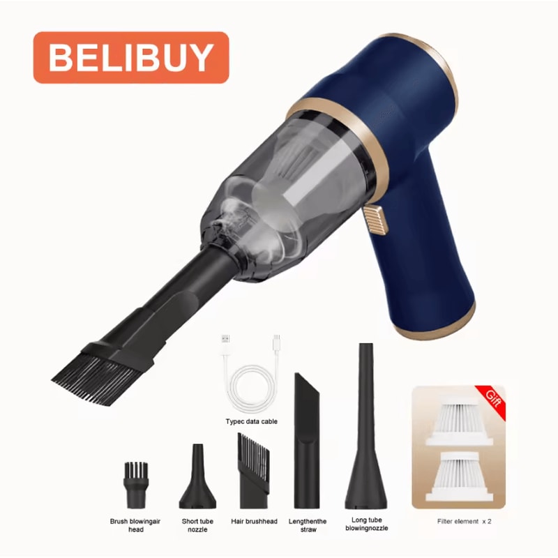 Portable HighPower Cordless Car Vacuum Cleaner For Home Auto 5