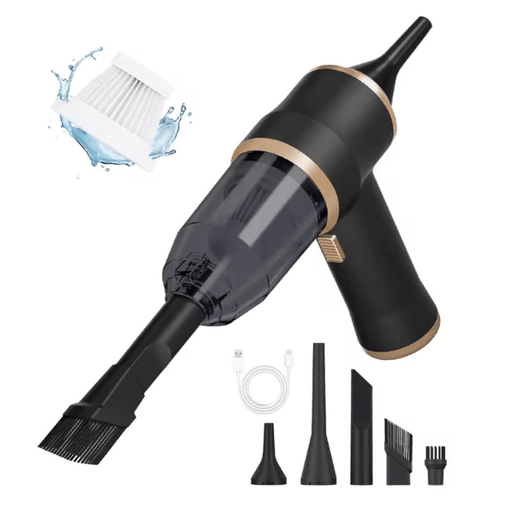 2in1 HighPower Car Blower Vacuum Portable Cordless Cleaner For Auto Home 2