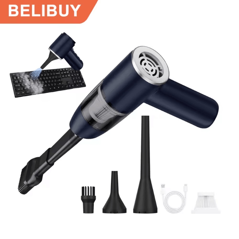 BELIBUY Ultra Compact Cordless Car Vacuum Cleaner HighPower Mini Handheld For Home Auto 1