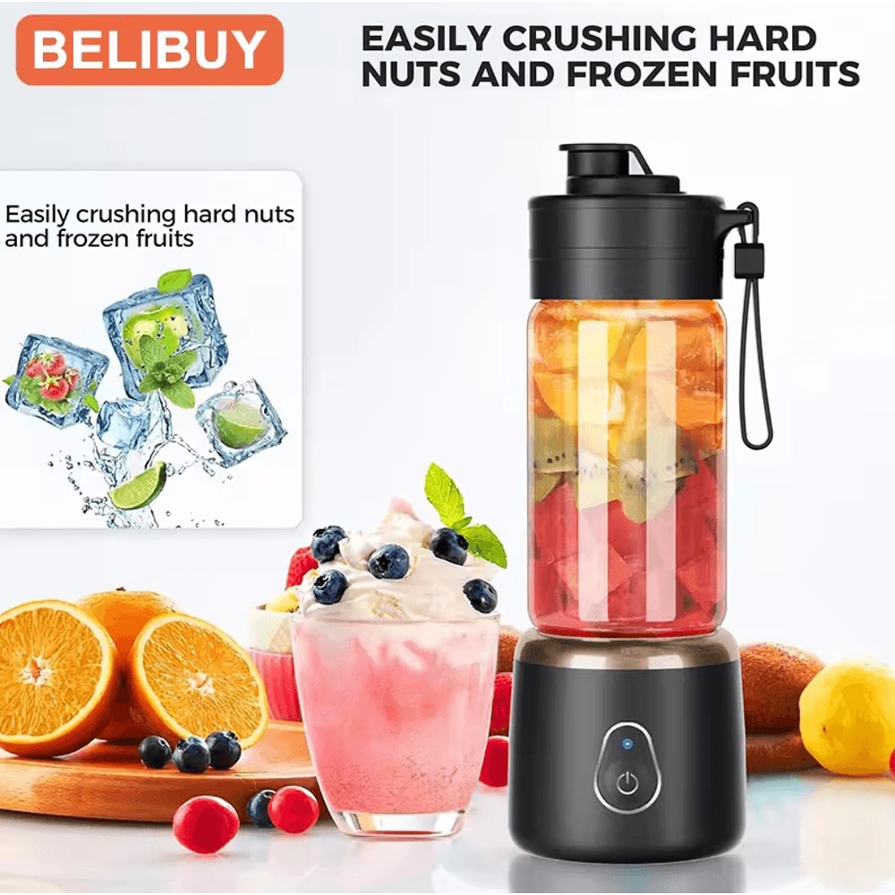 Portable USB Rechargeable Citrus Juicer Mini Electric Blender For Fresh Juice Anywhere 1