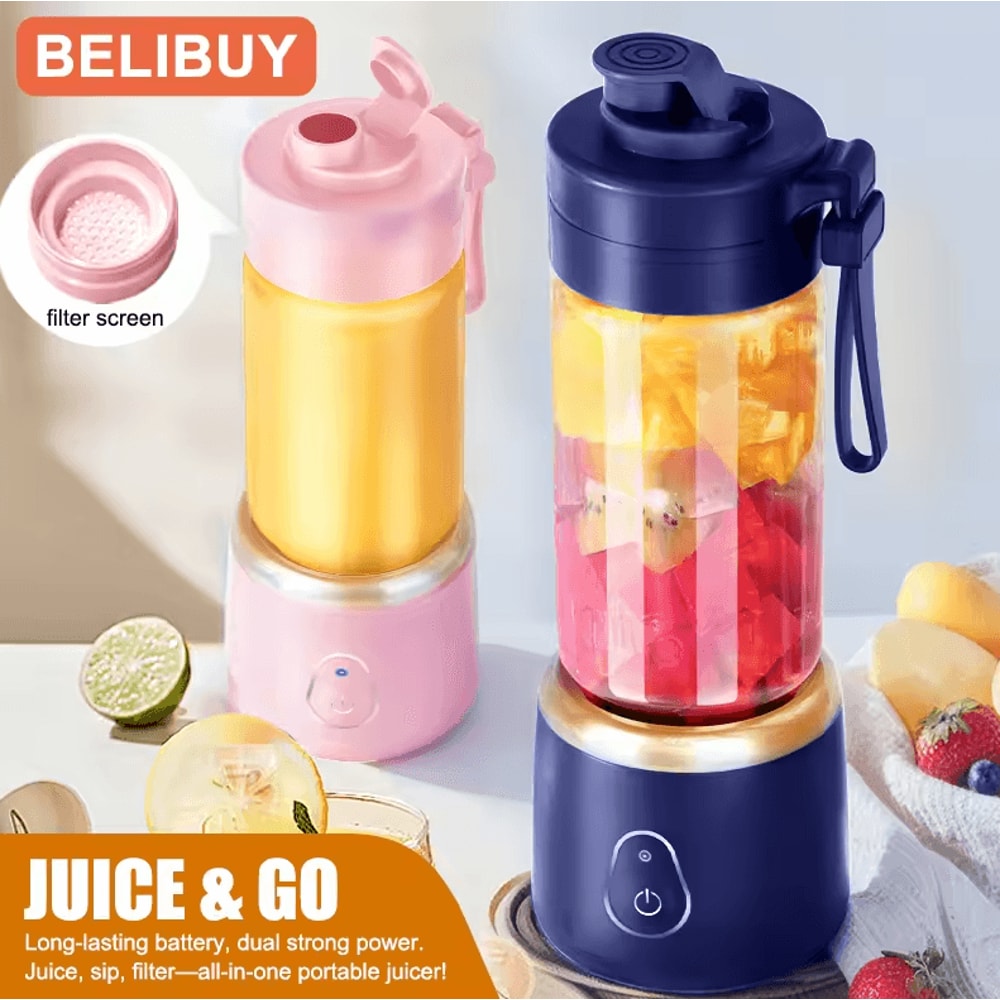 Portable USB Rechargeable Citrus Juicer Mini Electric Blender For Fresh Juice Anywhere 2