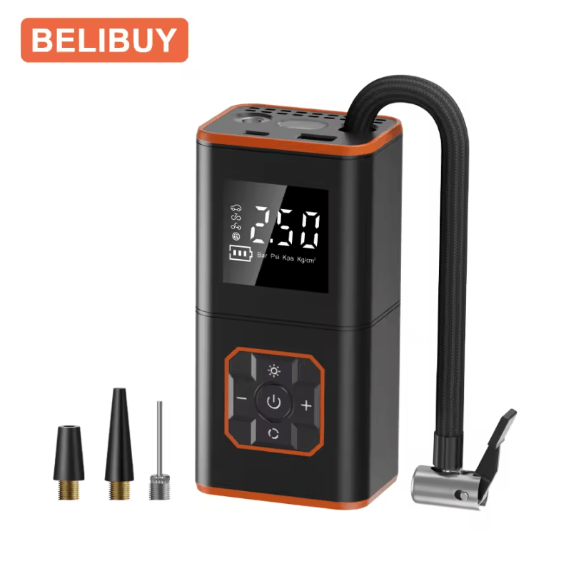 Portable 150PSI Cordless Tire Inflator Compact Air Compressor For Car Motorcycle Bicycle 4