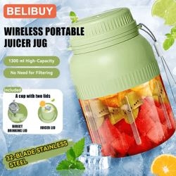 portable 6-blade usb rechargeable juicer blender – 500ml mini smoothie maker for fresh drinks anywhere