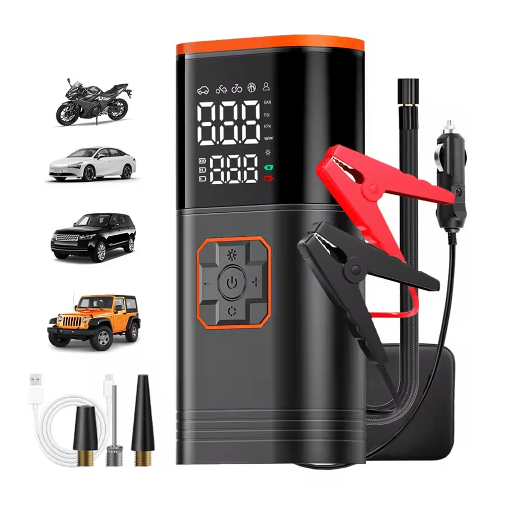 Portable 150PSI Cordless Tire Inflator Compact Air Compressor For Car Bike Motorcycle 0