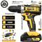 20V Cordless Electric Drill Screwdriver Combo Kit Complete Home DIY Tool Set 0