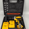 20V Cordless Electric Drill Screwdriver Combo Kit Complete Home DIY Tool Set 4