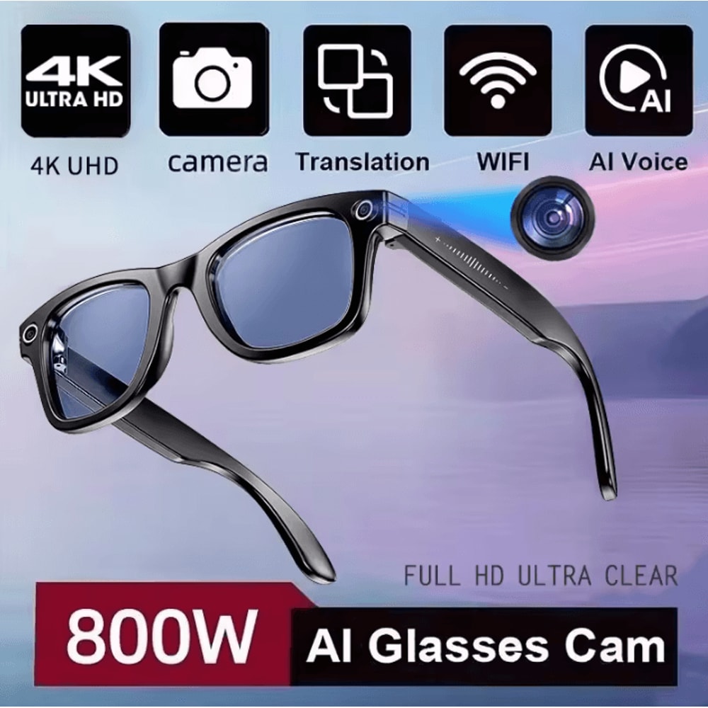 AI Smart Camera Translation Glasses With Video Recording Call Support 2