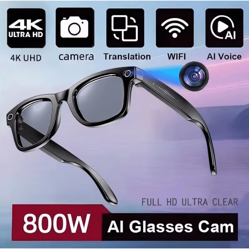AI Smart Camera Translation Glasses With Video Recording Call Support 3