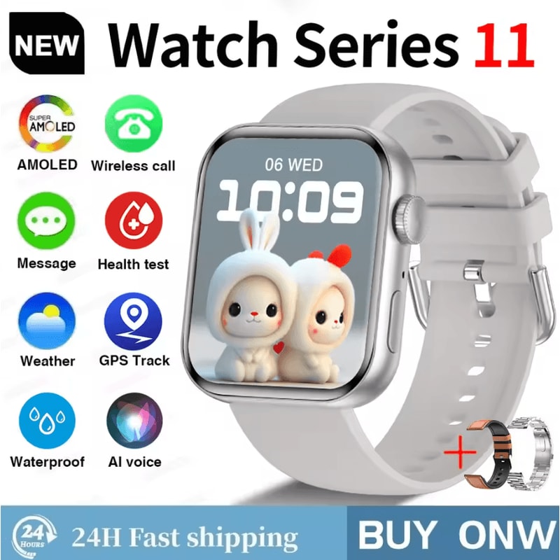 S11 AMOLED GPS Smartwatch With Bluetooth Call Waterproof Sports Tracking 11