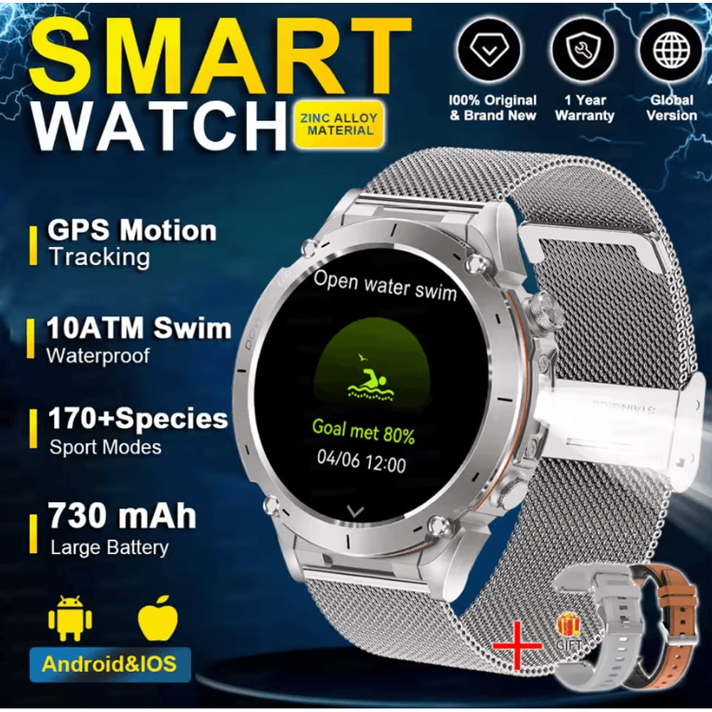 Stratos 4 Pro Rugged GPS Smartwatch With AMOLED Display Outdoor Navigation 9