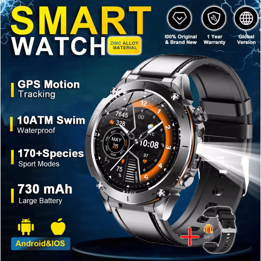 Stratos 4 Pro Rugged GPS Smartwatch With AMOLED Display Outdoor Navigation 5