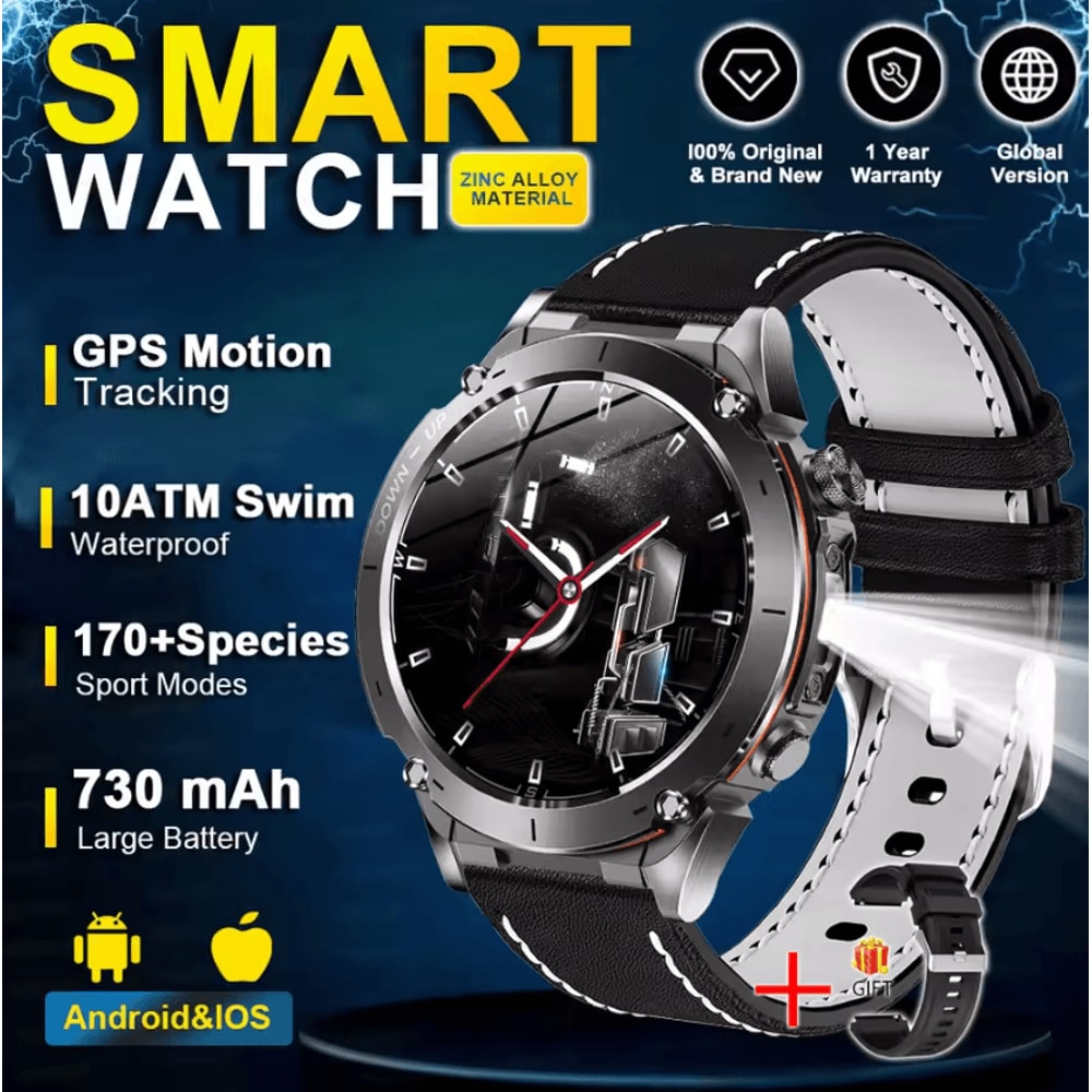 Stratos 4 Pro Rugged GPS Smartwatch With AMOLED Display Outdoor Navigation 8