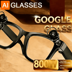 visionx ai smart camera glasses with hd recording & real-time translation