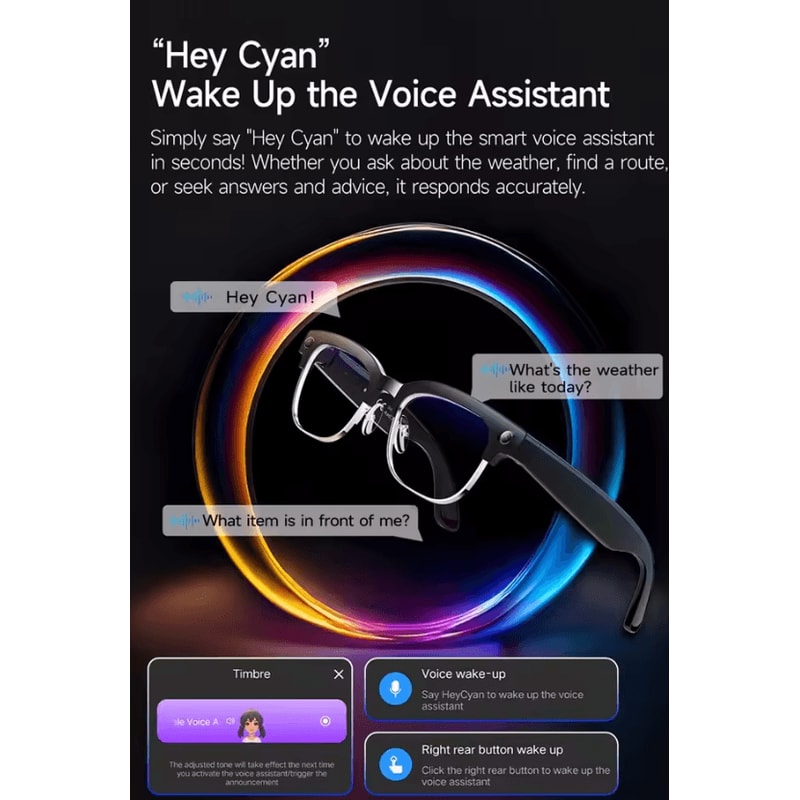 OmniLens 4K AI Smart Translation Glasses With Camera Bluetooth Calling 1