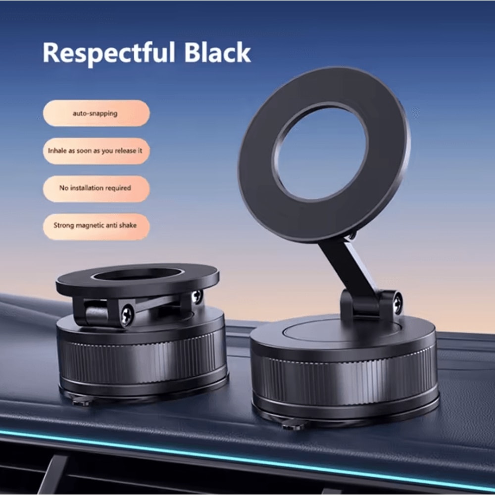 FlexGrip Pro 360 Magnetic Car Phone Holder With Vacuum Suction Foldable Design 4
