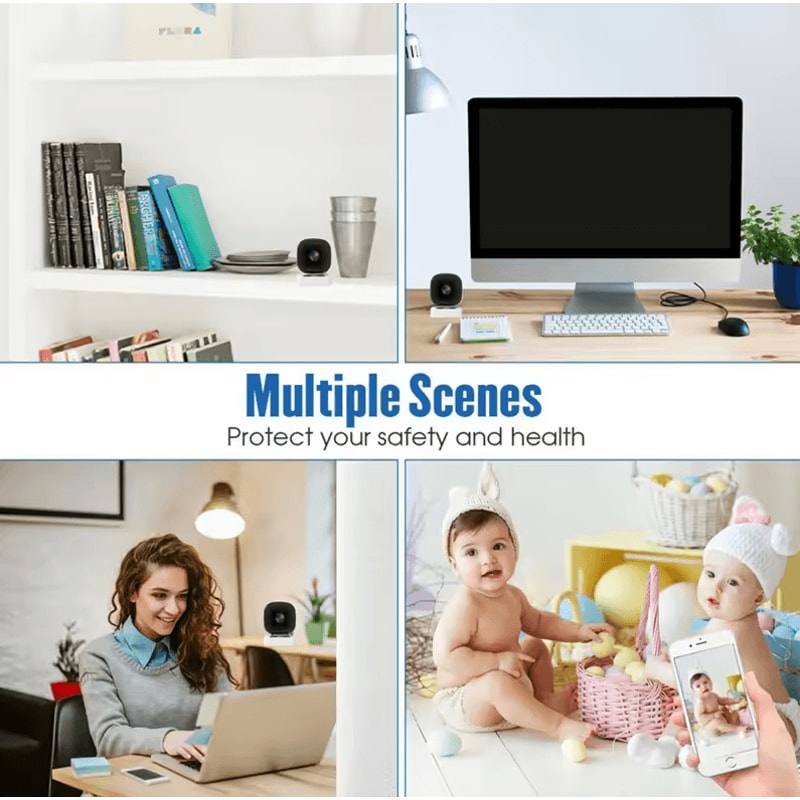 GuardCam Pro 4K WiFi IP Camera With Color Night Vision TwoWay Audio 1