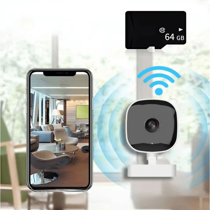 GuardCam Pro 4K WiFi IP Camera With Color Night Vision TwoWay Audio 5