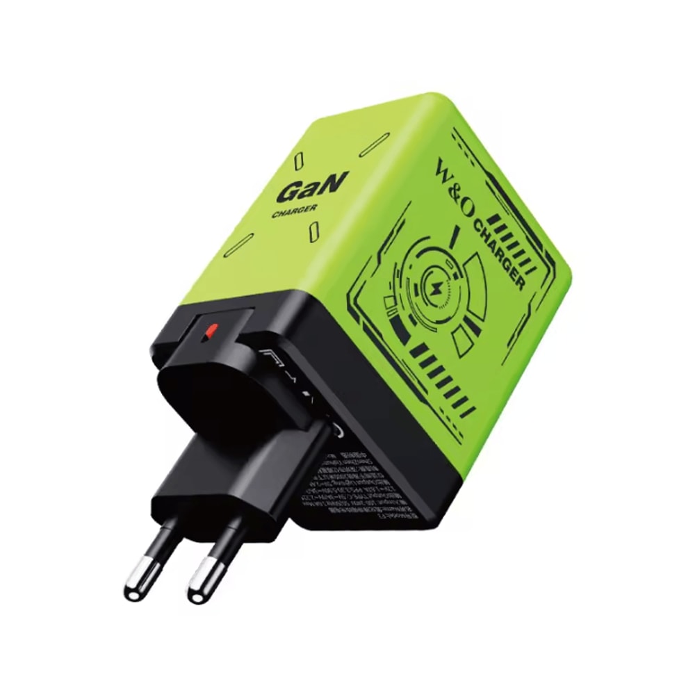 VoltMini GaN Fast Charging Adapter With Retractable Cable MultiProtection 4