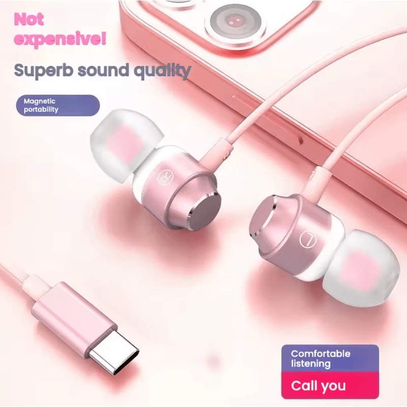 SoundCore X3 HiFi USBC Wired Earphones With Digital Chip HD Mic 4