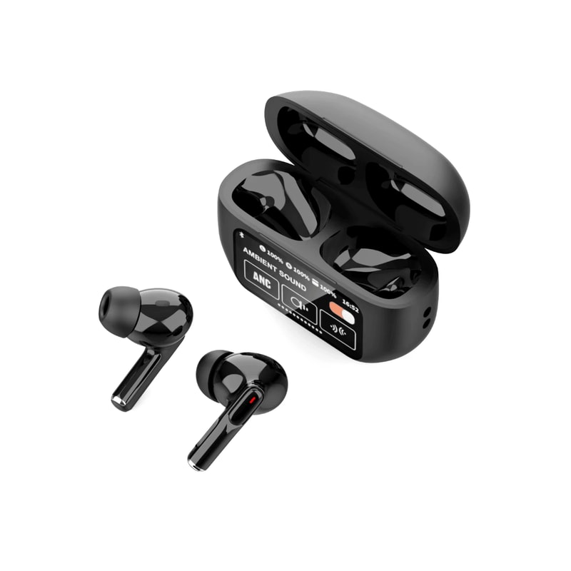 A9Plus Pro ANC Wireless TWS Earbuds With LED Touch Screen BT54 2